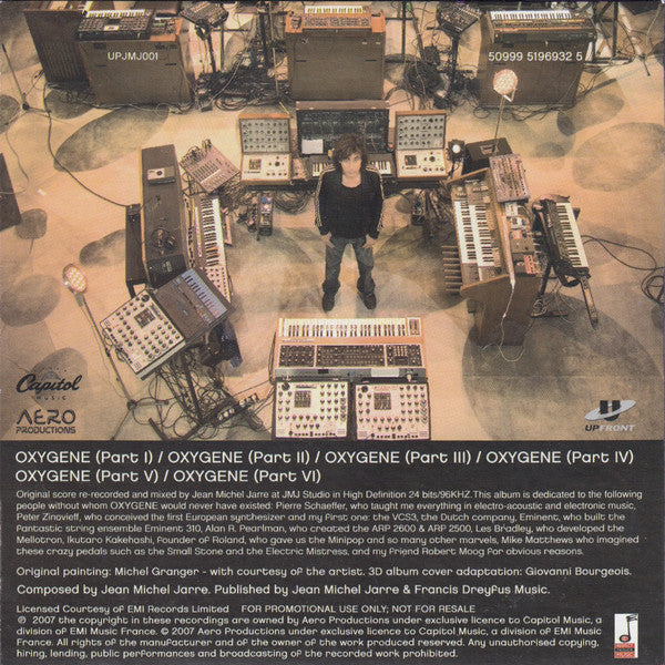 Jean-Michel Jarre : Oxygene (New Master Recording) (CD, Album, Mixed, Promo, Car)