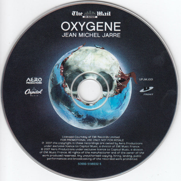 Jean-Michel Jarre : Oxygene (New Master Recording) (CD, Album, Mixed, Promo, Car)