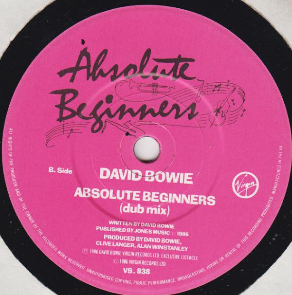 David Bowie : Absolute Beginners (7", Single)