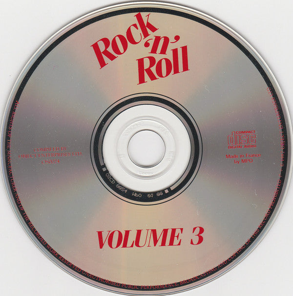 Various : Rock 'n' Roll Volume 3 (CD, Comp)