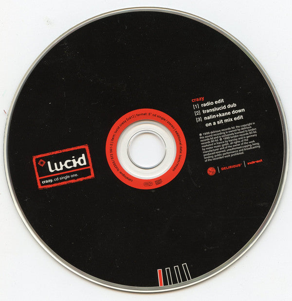 Lucid (45) : Crazy (CD, Single, CD1)