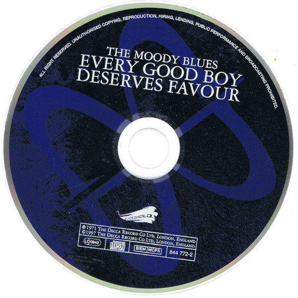 The Moody Blues : Every Good Boy Deserves Favour (CD, Album, RE, RM, Uni)