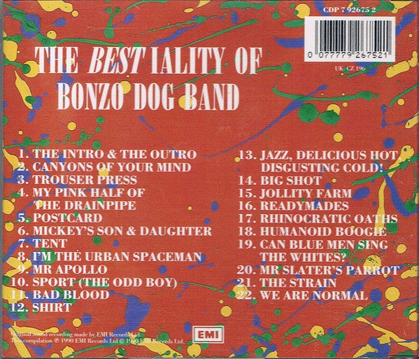 Bonzo Dog Band* : The Bestiality Of Bonzo Dog Band (CD, Comp, RP, UK )