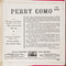 Perry Como : With A Song In My Heart (7", EP)