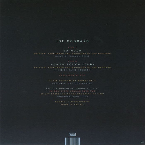 Joe Goddard : So Much (12")