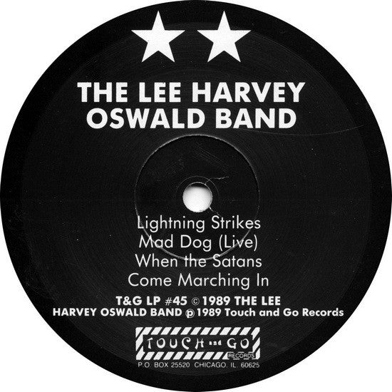 The Lee Harvey Oswald Band : The Lee Harvey Oswald Band (12", EP)