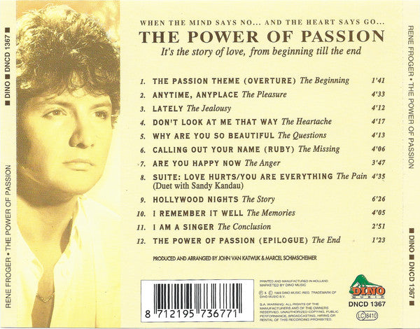 René Froger : The Power Of Passion (CD, Album)