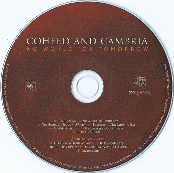 Coheed And Cambria : No World For Tomorrow (CD, Album)