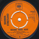 Barbra Streisand : Second Hand Rose (7", Single, 4-P)