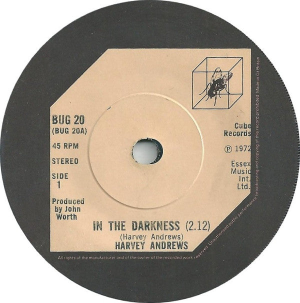 Harvey Andrews : In The Darkness (7", sol)