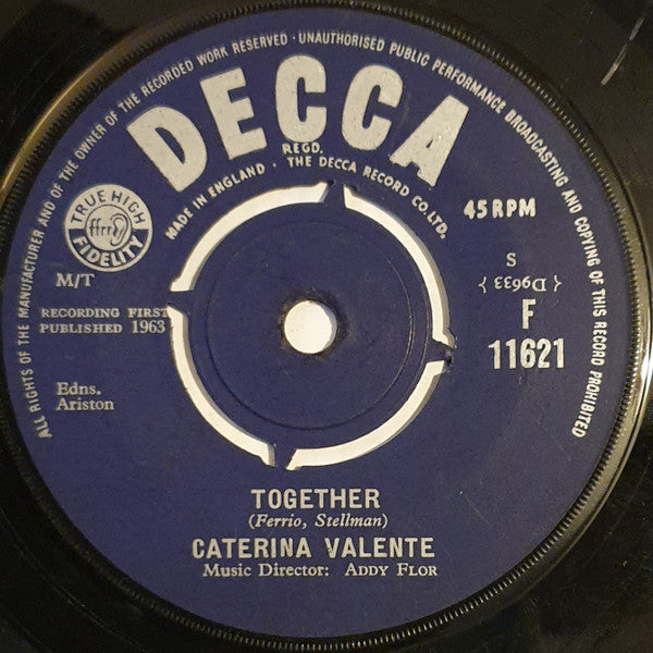 Caterina Valente : La Malaguena (7", Single)