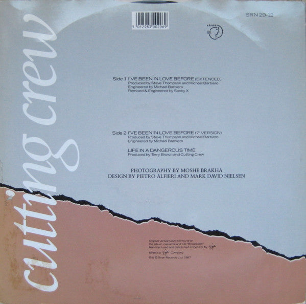 Cutting Crew : I've Been In Love Before (12")