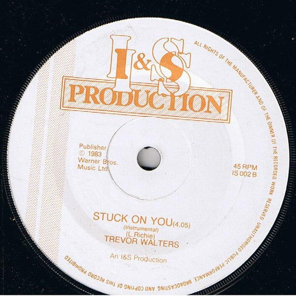 Trevor Walters : Stuck On You (7", Single)