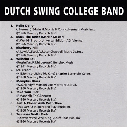 The Dutch Swing College Band : Hello Dolly (CD, Comp, RE)