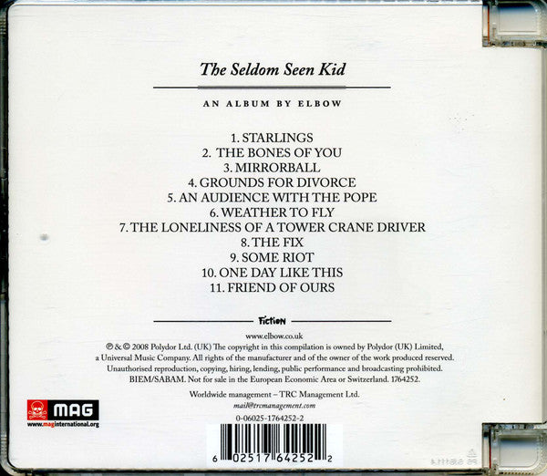 Elbow : The Seldom Seen Kid (CD, Album, Sup)