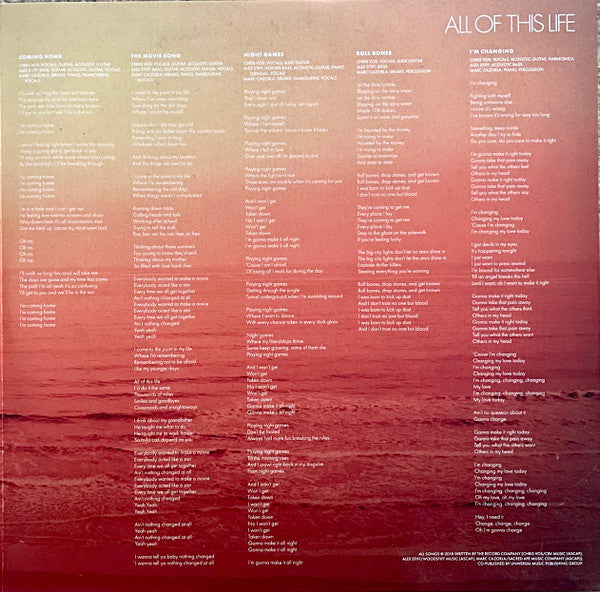The Record Company : All Of This Life (LP, Album, Gat)