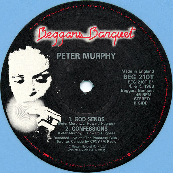 Peter Murphy : Indigo Eyes (12", Single, Ltd, MP, Blu)