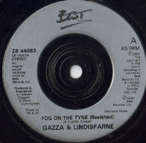 Paul Gascoigne And Lindisfarne : Fog On The Tyne (Revisited) (7", Single)