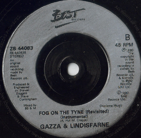 Paul Gascoigne And Lindisfarne : Fog On The Tyne (Revisited) (7", Single)