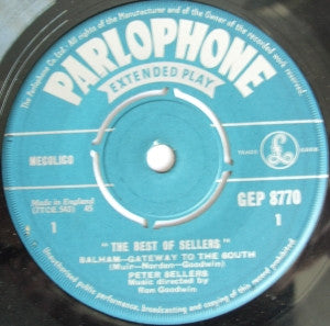 Peter Sellers : The Best Of Sellers (7", EP)