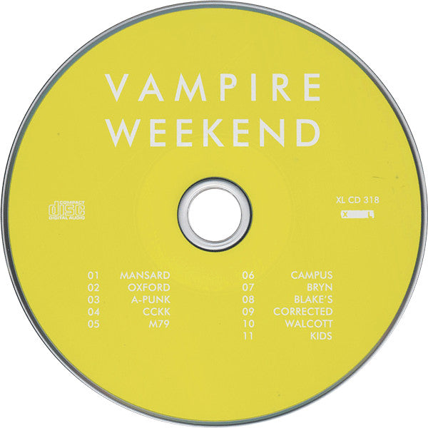 Vampire Weekend : Vampire Weekend (CD, Album, Sli)