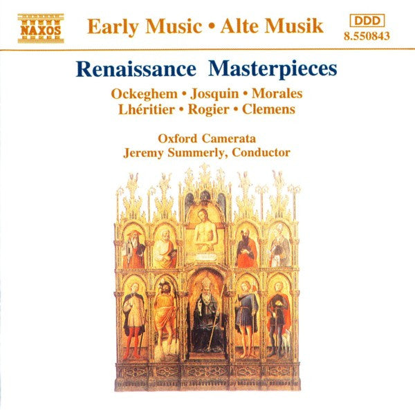 Oxford Camerata, Jeremy Summerly : Renaissance Masterpieces (CD, Album)