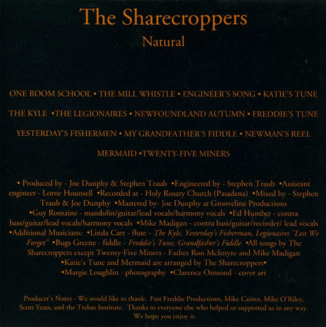 The Sharecroppers (2) : Natural (CD, Album)