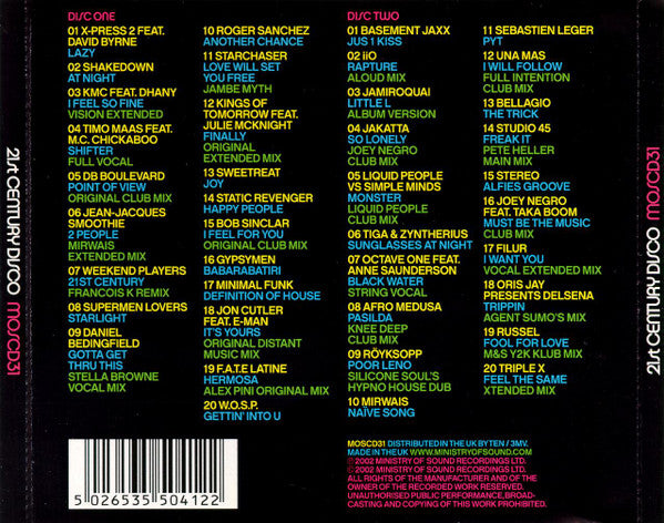 Various : 21st Century Disco (2xCD, Comp, Mixed)