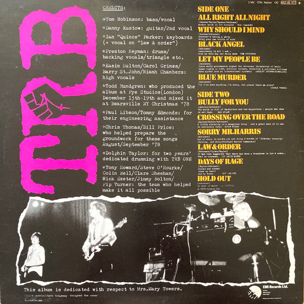 Tom Robinson Band : TRB Two (LP, Album)