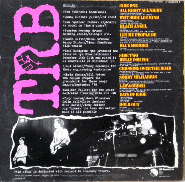 Tom Robinson Band : TRB Two (LP, Album)