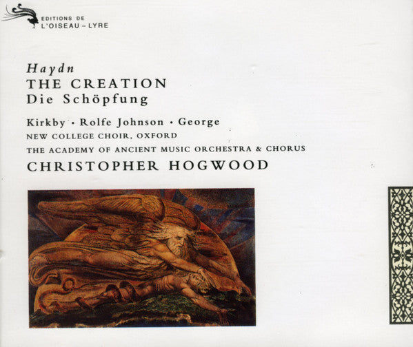 Joseph Haydn, Emma Kirkby, Anthony Rolfe Johnson, Michael George (3), The New College Oxford Choir, The Academy Of Ancient Music & The Academy Of Ancient Music Chorus, Christopher Hogwood : The Creation (2xCD, Album + Box)