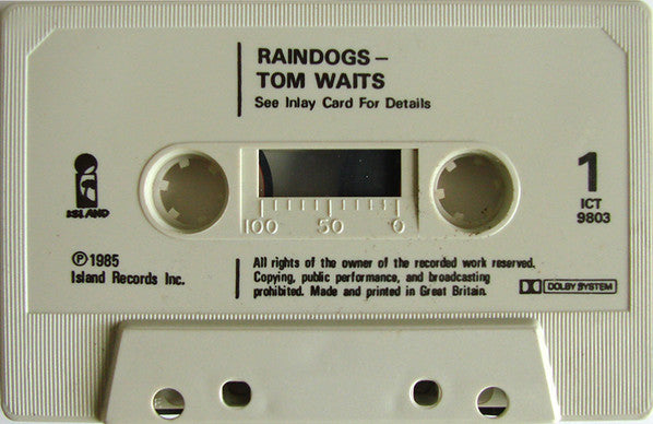 Tom Waits : Rain Dogs (Cass, Album)