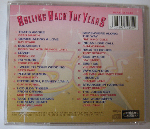 Various : Rolling Back The Years - The 50's - 1952 / 1953 (CD, Comp)