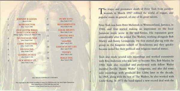 Peter Tosh : The Gold Collection (CD, Comp)