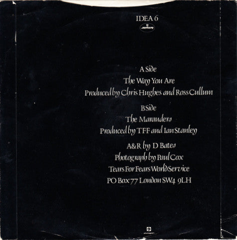 Tears For Fears : The Way You Are (7", Single, Sil)