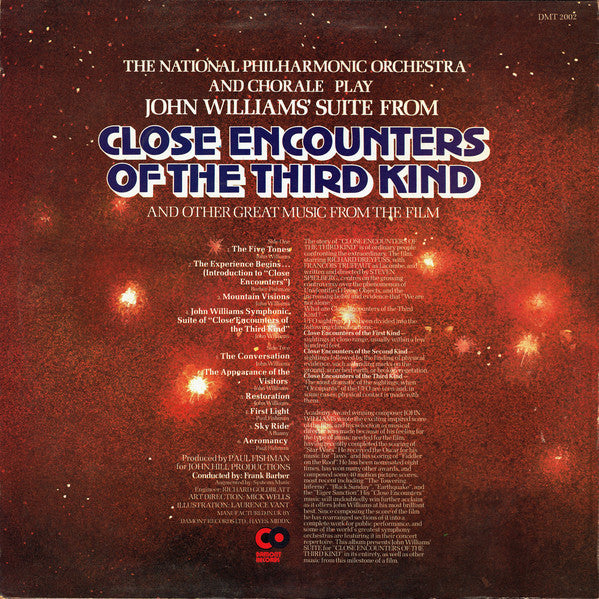 The National Philharmonic Orchestra* : Close Encounters Of The Third Kind And Other Great Space Music (LP, Album, Yel)