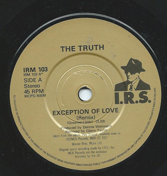 The Truth (6) : Exception Of Love (7", Single)