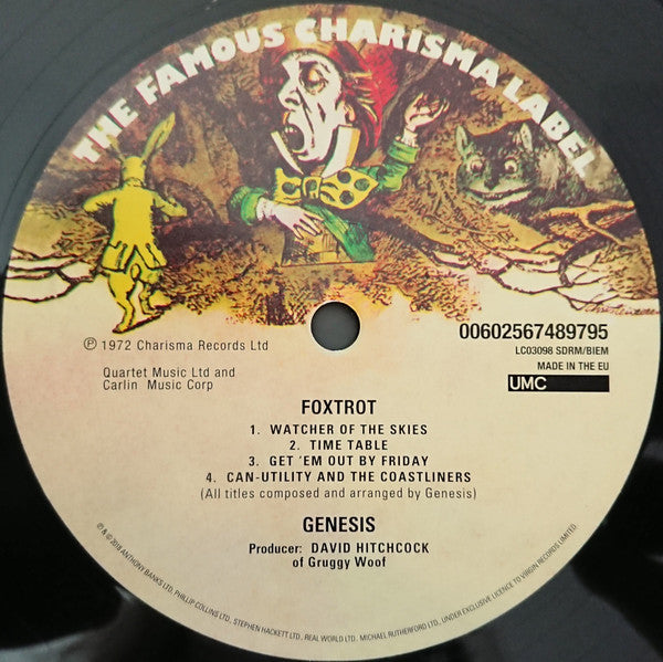Genesis : Foxtrot (LP, Album, RE, Gat)