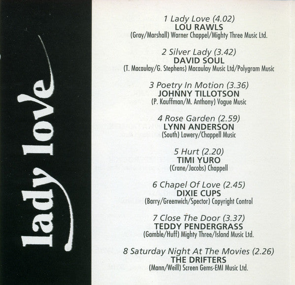 Various : Lady Love (CD, Comp)