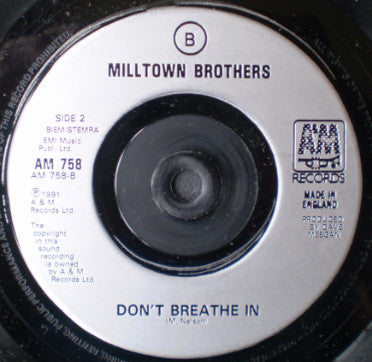 Milltown Brothers : Here I Stand (7", Single, Sil)