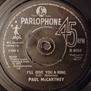 Paul McCartney : Take It Away (7", Single, Pus)