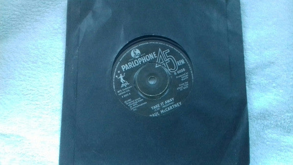 Paul McCartney : Take It Away (7", Single, Pus)