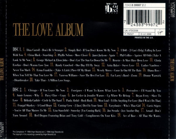 Various : The Love Album (2xCD, Comp)