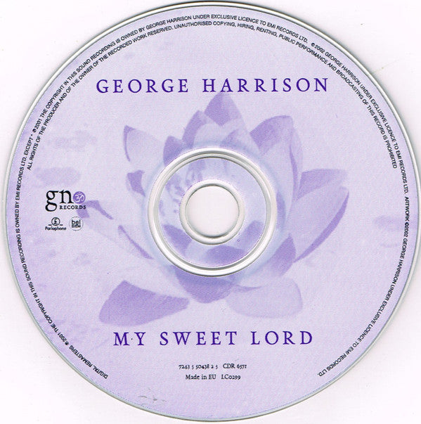 George Harrison : My Sweet Lord (CD, Single, RM)