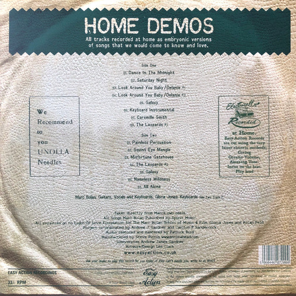 Marc Bolan : Misfortune Gatehouse: Home Demos Volume 4 (LP, Comp, Ltd)