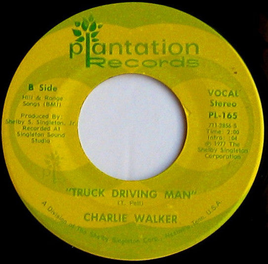 Charlie Walker (2) : I've Had A Beautiful Time (7", Single)