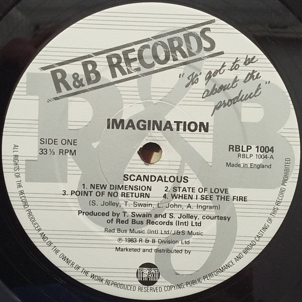 Imagination : Scandalous (LP, Album)