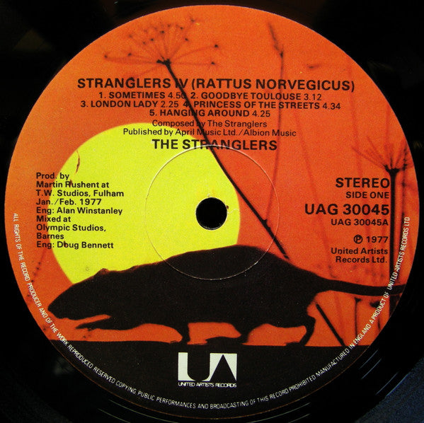 The Stranglers : Stranglers IV (Rattus Norvegicus) (LP, Album)