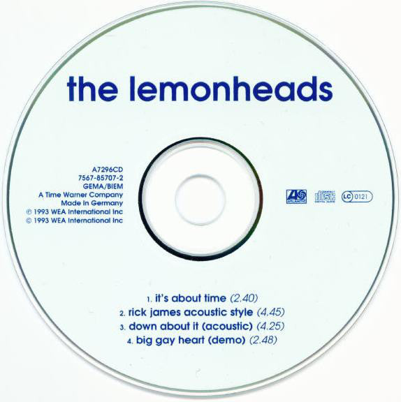 The Lemonheads : It's About Time (CD, Single)