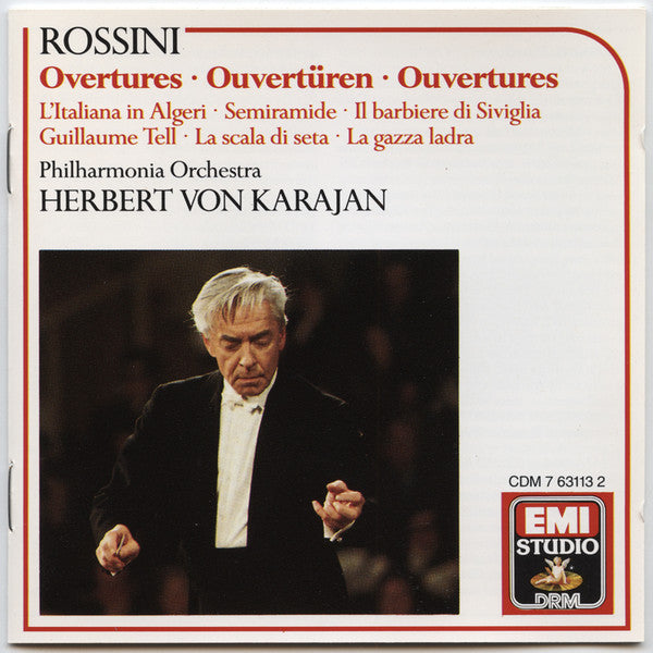 Rossini* – Philharmonia Orchestra • Herbert von Karajan : Overtures • Ouvertüren • Ouvertures (CD, Comp, RM)